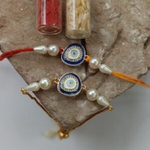 Turkish Evil Eye Rakhi Combo Set