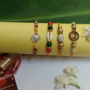 Swastik Rakhi Combo Set