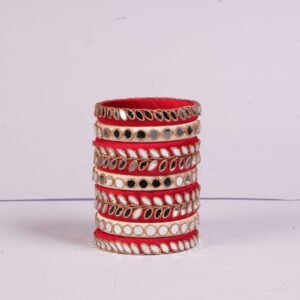 Tanvi Silk Thread Mirror Bangles