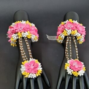 Pink Floral Bracelet