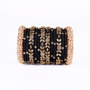Urmi Silk Thread Kundan Bangles