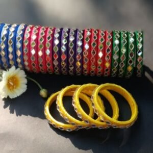 Kamya Mirror work Silk Thread Bangles